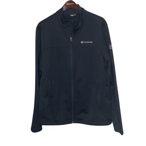 The North Face Jacket Men’s Large L Ridgewall Soft Shell Black Full Zip NF0A3LGX